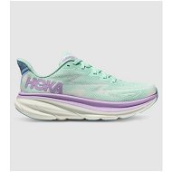 Detailed information about the product Hoka Clifton 9 (D Wide) Womens Shoes (Green - Size 10.5)