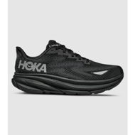 Detailed information about the product Hoka Clifton 9 Gore Shoes (Black - Size 10.5)