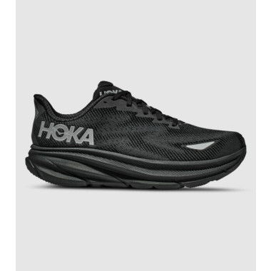 Hoka Clifton 9 Gore Shoes (Black - Size 10.5)