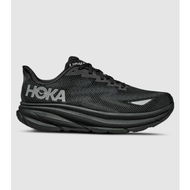 Detailed information about the product Hoka Clifton 9 Gore Shoes (Black - Size 11.5)