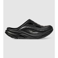 Detailed information about the product Hoka Ora Recovery Unisex Mule (Black - Size 10)