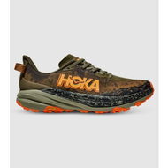 Detailed information about the product Hoka Speedgoat 6 (2E Wide) Mens (Green - Size 10.5)