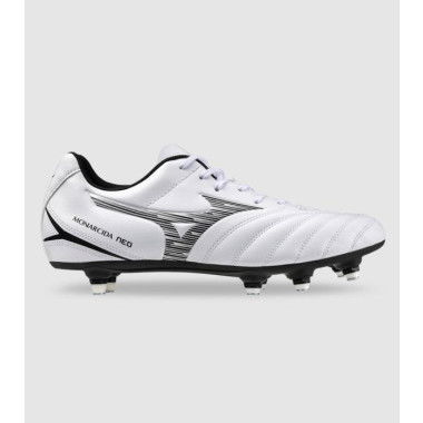 Mizuno Monarcida Neo Iii Select (Sg) (2E Wide) Mens Football Boots (White - Size 9)