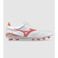 Detailed information about the product Mizuno Morelia Neo 4 Elite (Fg) Mens Football Boots (White - Size 13)