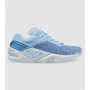 Mizuno Wave Stealth Neo Netball Womens Netball Shoes Shoes (Blue - Size 13)