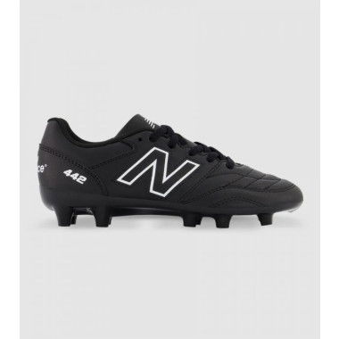 New Balance 442 V2 Academy (Fg) (Wide) (Gs) Kids Football Boots (Black - Size 4)
