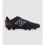 Detailed information about the product New Balance 442 V2 Team (Fg) (2E Wide) Mens Football Boots (Black - Size 8.5)