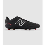 Detailed information about the product New Balance 442 V2 Team (Fg) (2E Wide) Mens Football Boots (Black - Size 9)