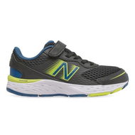 Detailed information about the product New Balance 680 V6 (Ps) Kids Black Blue Shoes (Black - Size 6)