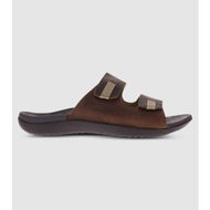 Detailed information about the product Orthaheel Connor Mens Slide (Brown - Size 13)