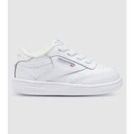 Detailed information about the product Reebok Club C (Td) Kids (White - Size 10)