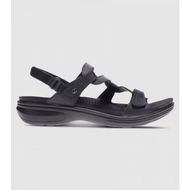 Detailed information about the product Revere Miami (D Wide) Womens Sandals (Black - Size 8)