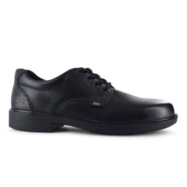 Roc Rockford Senior Boys School Shoes (Black - Size 8.5)