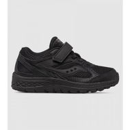 Detailed information about the product Saucony Cohesion 14 (Ps) Kids (Black - Size 1)