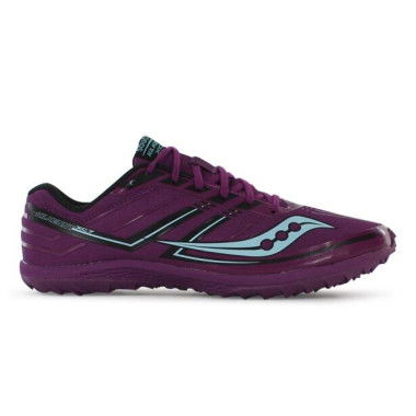 Saucony Kilkenny Racer (Waffle) Kids Purple Blue Shoes (Purple - Size 1)