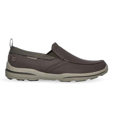 Skechers Harper Walton Mens Khaki Shoes (Brown - Size 10)