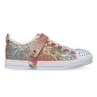 Detailed information about the product Skechers Sparkle Lite Sequins So Bright (Ps) Kids Light Pink Multi (Silver - Size 3)